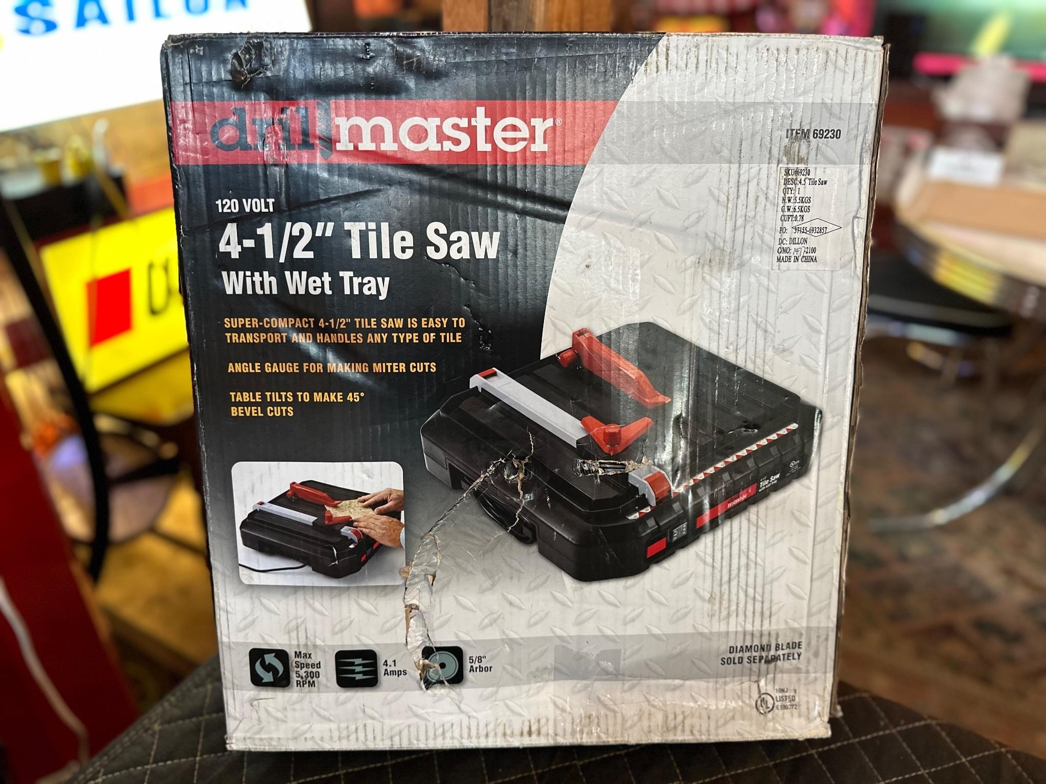 4 1/2” Electric Tile Saw