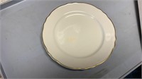 20- Ivory Scalloped China 10" Dinner Plate