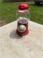 Baseball bubble gum dispenser