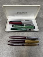 Parker pens, Sheaffer pens, ink pen, and other