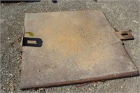Outrigger Pads, Steel 4' x 4' x 1",