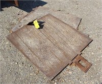 Outrigger Pads, Steel 3' x 3' x 1",