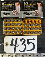 40 Rounds Sig Sauer .380 Auto 90 GR Hollow Point