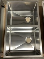 33" Stainless 50/50 Farm Sink