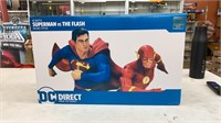 DC Direct Superman Vs The Flash Racing Statue, In