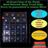 20 Great Coins of the World, hand selected, many t