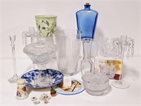 Flow Blue, Glassware, Mini Tea Set
