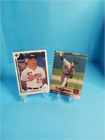 OF)  Mike Mussina Rookie card