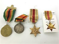 Africa service medals & more