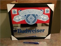 BUDWEISER MIRROR SIGN