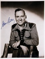 Gene Autry signed portrait photo
