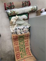 Christmas Door Mats, runners, tree skirt &