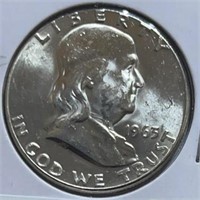 1963 Franklin Half Dollar  CHBU