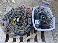 Asst Electrical Cords, (3) Reciever Hitches, Hoses