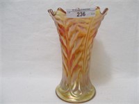 Nwood 6.5" mari Leaf Columns squatty vase