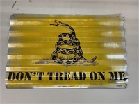 Don't Tread on Me Metal Sign