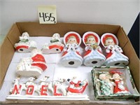 (8) Vintage Christmas Decorations - Napco, Relco &