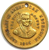 1866 Medal Francis Asbury Childrens Medal