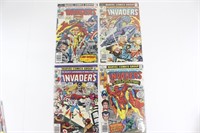 (4) The Invaders Key Issue Comic Book Lot