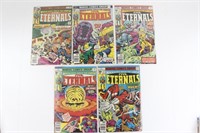 (5) The Eternals Key Issue Comic Book Lot