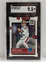 2022 Optic Rated Rookie Brock Purdy RC 277 SGC 9.5