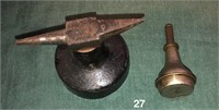 French jewelers? anvil and a small typewriter oile
