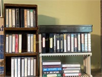 Group of cassette tapes and tape holders