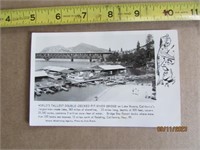 Postcard Picture Pit River Bridge 1940s