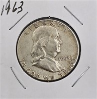 1963 U.S. Silver Franklin Half Dollar