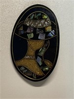 ABALONE HANDCRAFTED BROOCH