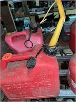 (2) Plastic Gas Cans