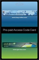 B302  BSG Glo-Bus Pre-paid Access Code Card