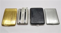 4 Vintage Cigarette Cases