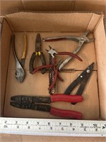 Box with snips and clips.