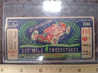 Indy 500 Ticket 30th Race 1946