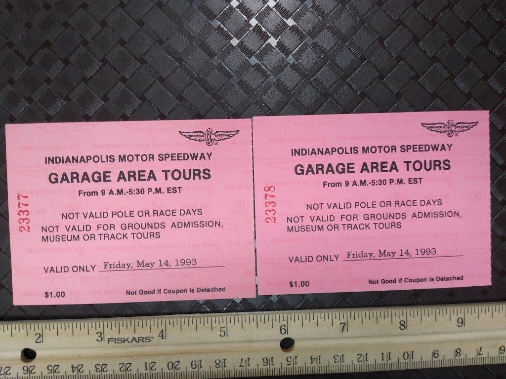 Indianapolis Motor Speedway Corp. 1993 Garage