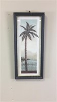 Palm tree painting