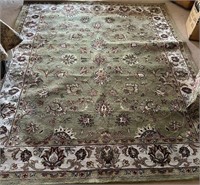 L - 100% WOOL AREA RUG 8FTX10FT