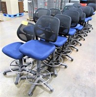 LOT LAB HEIGHT SHOP CHAIRS