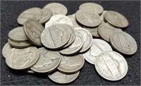 (31) Silver War Nickels