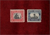 USA MINT 1925 NORSE-AMERICAN ISSUE STAMP SET