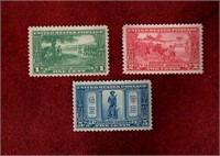 USA 1925 LEXINGTON-CONCORD ISSUE STAMP SET