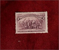 USA MINT 1893 2 CENT COLUMBIAN EXPO STAMP