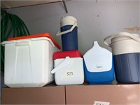 COLLECTION OF COOLERS