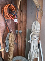 EXTENSION CORD AND ROPES