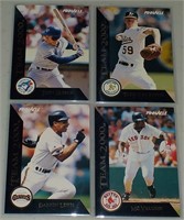 Lot of 4 1992 Pinnacle Baseball Team 2000 cards