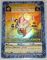 2001 Digimon Paltinumsukamon Holo Foil card ST-98