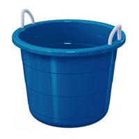 Mainstays Flexible Tub with Rope Handles - 17 Gal