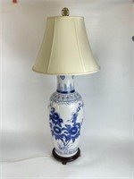 Asian Inspired Vase Lamp