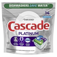 Cascade Platinum Dishwash Detergent Pods 14ct AZ22